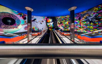 Arte subterráneo en Madrid: estaciones de metro que cuentan historias