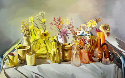 Marta Lapeña en Madrid: una pintura atravesada por destellos y memoria