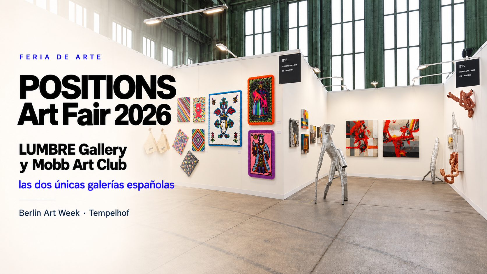 Galerías españolas en POSITIONS Berlin 2026